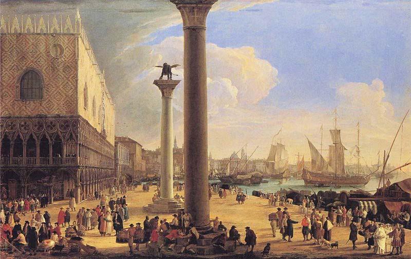 unknow artist The Dock Facing the Doge's Palace oil painting image